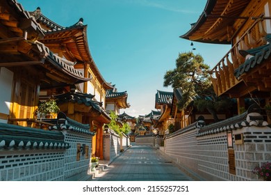 Eunpyeong Hanok Village, Korean traditional house in Seoul, Korea - Shutterstock ID 2155257251