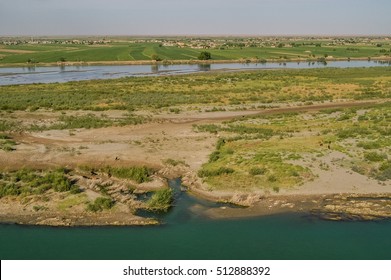 Euphrates River In Syria Near Dura Europos Historic Site