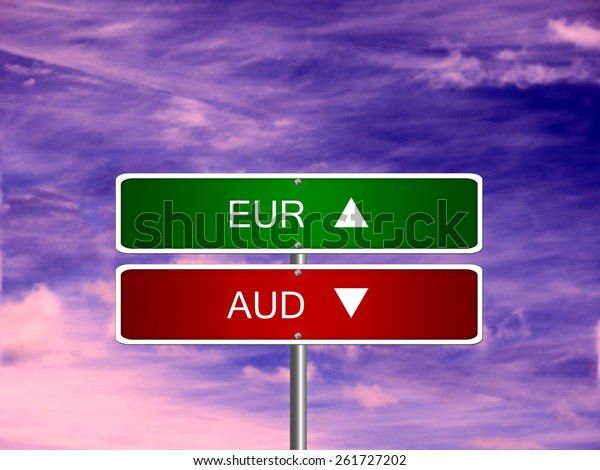 Eur Aud Australia Euro Australian Dollar Stock Photo Edit Now - 