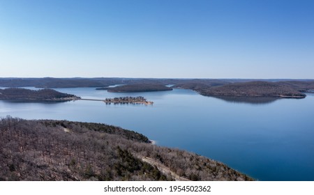 Eureka Springs Beaver Lake Aerial View Stock Photo 1954502362 ...