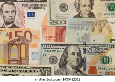 Euro Dollar Rate Concept. Eur Usd Forecast Photo. Eur Usd Exchange Rate Concept.