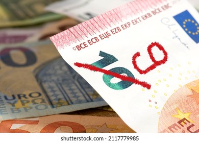 Euro-Geld wird aufgrund der Inflation weniger wertvoll