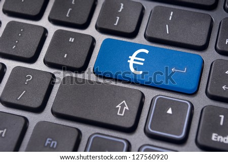 Euro Symbol On Keyboard Convey Forex Stock Photo Edit Now - 