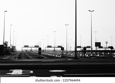 Euro Tunnel Empty Car Park