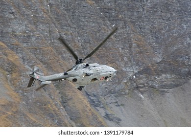 Eurocopter AS332 Super Puma Swiss Air Force Airshow In The Alps