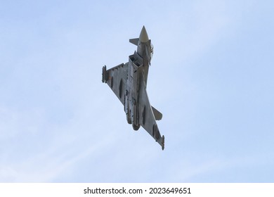 Eurofighter Typhoon (C-16) From 11 Wing, Spanish Air Force Fighter Jet Plane On Display