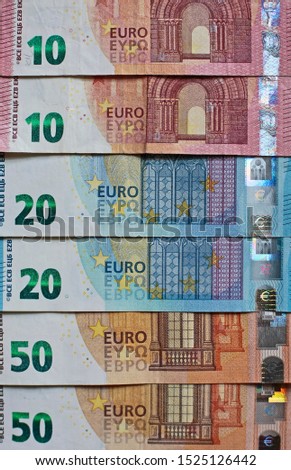 euromoney notes are sorted on the table