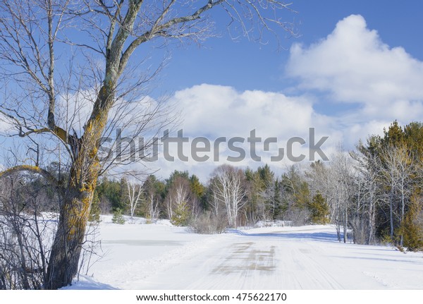 Europe Bay Road Heads Lake Michigan Stock Photo Edit Now