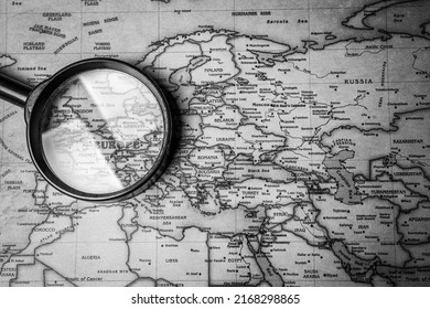 Europe On Map Background Texture Stock Photo 2168298865 | Shutterstock