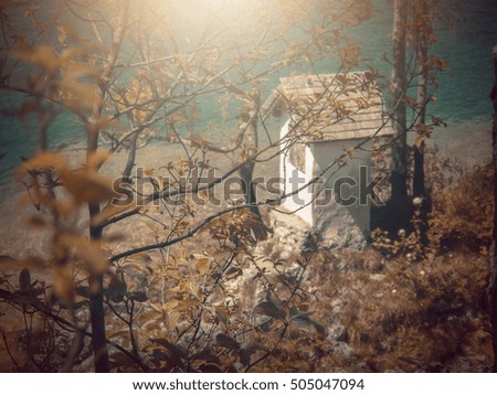 Similar – Medieval castle ruins in autumn, Krimulda, Sigulda, Latvia