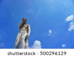 Europe white god statue