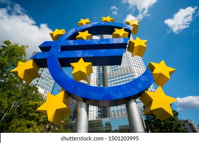 The European Central Bank is the central bank for the euro and administers monetary policy of the eurozone. The headquarter is in Frankfurt, Germany,September 2019