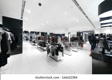 European Clothing Store Interior Modern Mall Stock Photo (Edit Now ...