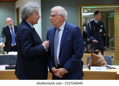 European Commissioner For The Internal Market Thierry Breton Arrives To Attend A EU Defence Ministers Council In Brussels, Belgium, 17 May 2022.