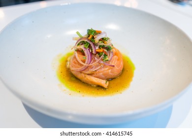 European Food: Salmon Ceviche