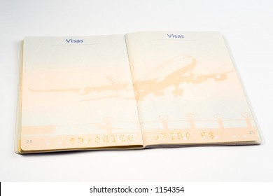 European Passport Empty Page