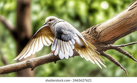 The European turtle dove is a threatened or vulnerable member of the bird family Columbidae, the doves and pigeons. It breeds over a wide area of the south western Palearctic including north Africa bu - Powered by Shutterstock