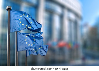 European union flag - Shutterstock ID 604448168
