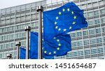 European Union Flags in Brussels