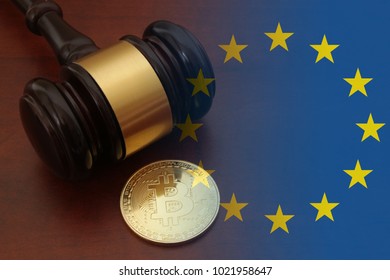 European union laws and crypto currency concept - Shutterstock ID 1021958647