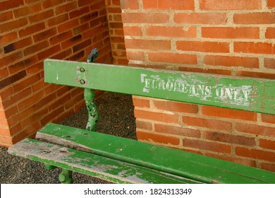 'Europeans Only' Bench Was Used During Apartheid Era In South Africa