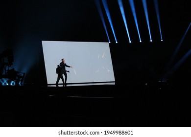 Eurovision 2016, Stockholm, Sweden - May 09, 2016. Sergey Lazarev (Russia) With 