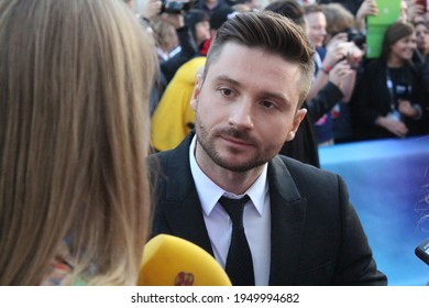 Eurovision 2016, Stockholm, Sweden - May 09, 2016. Eurovision 2016 Opening Ceremony: Sergey Lazarev (You Are The Only One, Russia) On Red Carpet