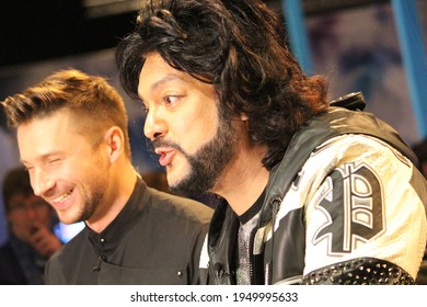 Eurovision 2016, Stockholm, Sweden - May 13, 2016. Philipp Kirkorov And Sergey Lazarev During ESC 2016