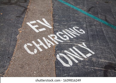 EV Charging Only Sign In USA