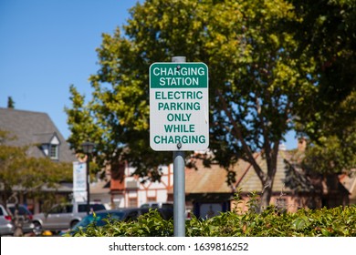 EV Charging Only Sign In USA