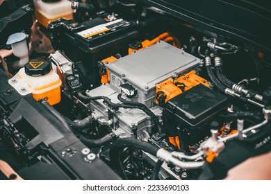 EV engine car motor under hood electric vehicle high power and environmentally Friendly Zero Emission
