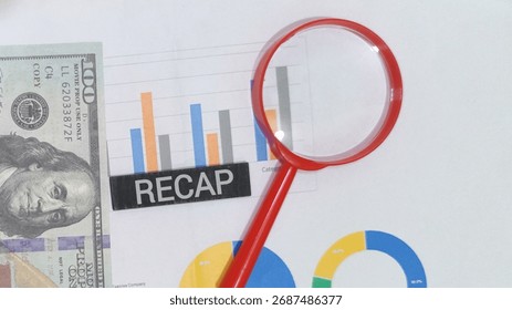 Evaluate business performance using charts, graphs, and a magnifying glass to gain strategic insight, make data-driven decisions, and identify growth opportunities.
