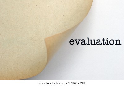 Evaluation