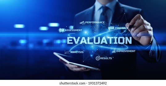 Evaluation customer satisfaction performance assessment business technology concept.