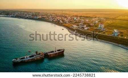 Similar – Aerial View Of Costinesti Beach Resort In Romania At The Black Sea