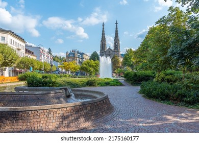 Evangelical Church In Center Of Baden Baden In Germany