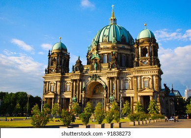 Evangelical neo-renaissance cathedral (Berliner Dom) on Museum Island in Berlin, Germany