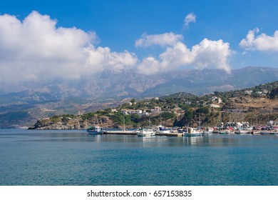 Evdilos Village On Icaria, Greece