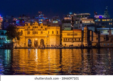 Eveing View Of Gangaur Ghat  In Udaipur, Rajasthan State, India