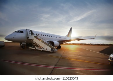 evening airfield - Powered by Shutterstock