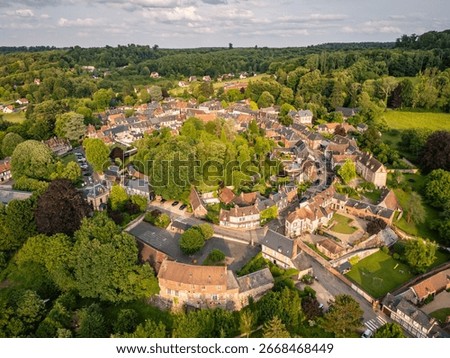 Evening Flight Over Lyons-la-Foret, Normandy, France