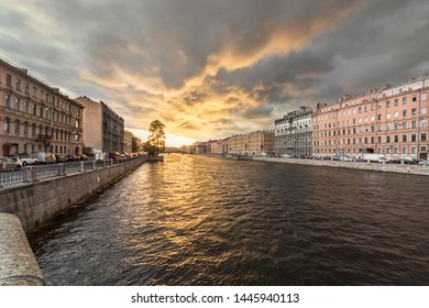 Evening At The Fontanka River