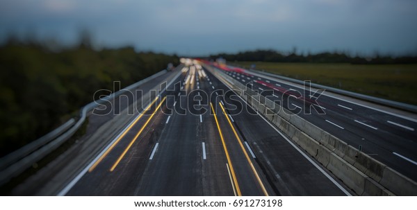 evening highway
traffic