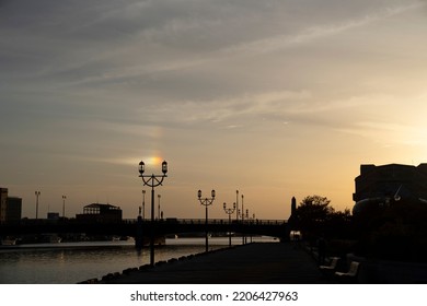 Evening In Kushiro, Hokkaido, Japan.