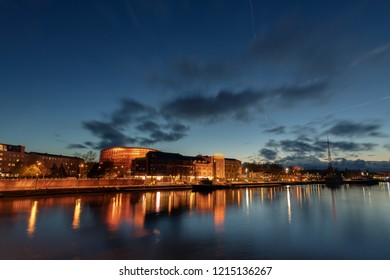 Evening In Liepaja, Latvia.