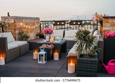 Evening at my home terrace - Shutterstock ID 1776498473