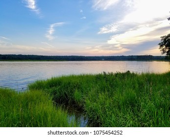 Evening On The Bank On The Patuxent River