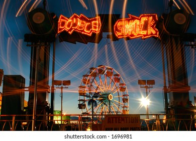 Evening On The Midway, State Fair New Mexico 2004.