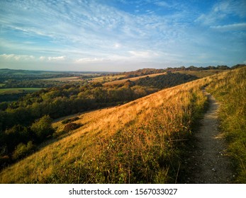 Evening On Old Winchester Hill