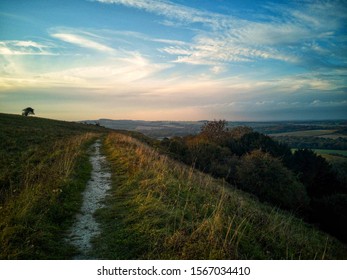 Evening On Old Winchester Hill